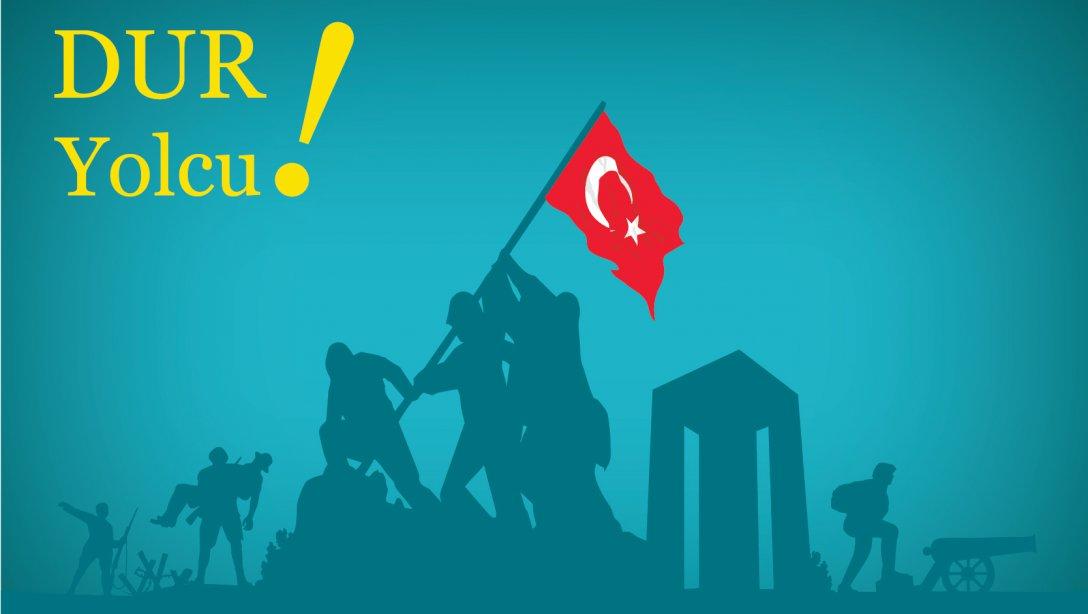 İl Milli Eğitim Müdürü Bülent Şahin'in 18 Mart Şehitler Günü ve Çanakkale Deniz Zaferinin 105. Yıldönümü Mesajı