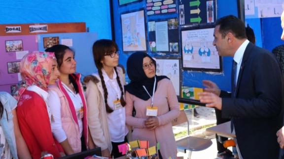 İl Milli Eğitim Müdürü Bülent ŞAHİN Ayşe Ana Anadolu Meslek Lisesi Bilim Fuarı Açılışına Katıldı