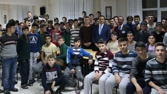 Milli Eğitim Müdürümüz Bülent Şahin Vala Gedik Anadolu Lisesi Pansiyonlarını Ziyaret Etti