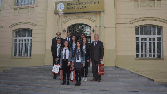 Şehit Abdulkadir Kılavuz Anadolu Lisesi Öğrencileri Müdürlüğümüzü Ziyaret Ettiler