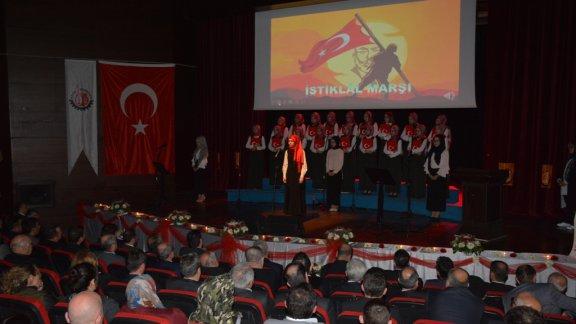 12 Mart İstiklal Marşının Kabulü ve Mehmet Akif Ersoyu Anma Programı Yapıldı