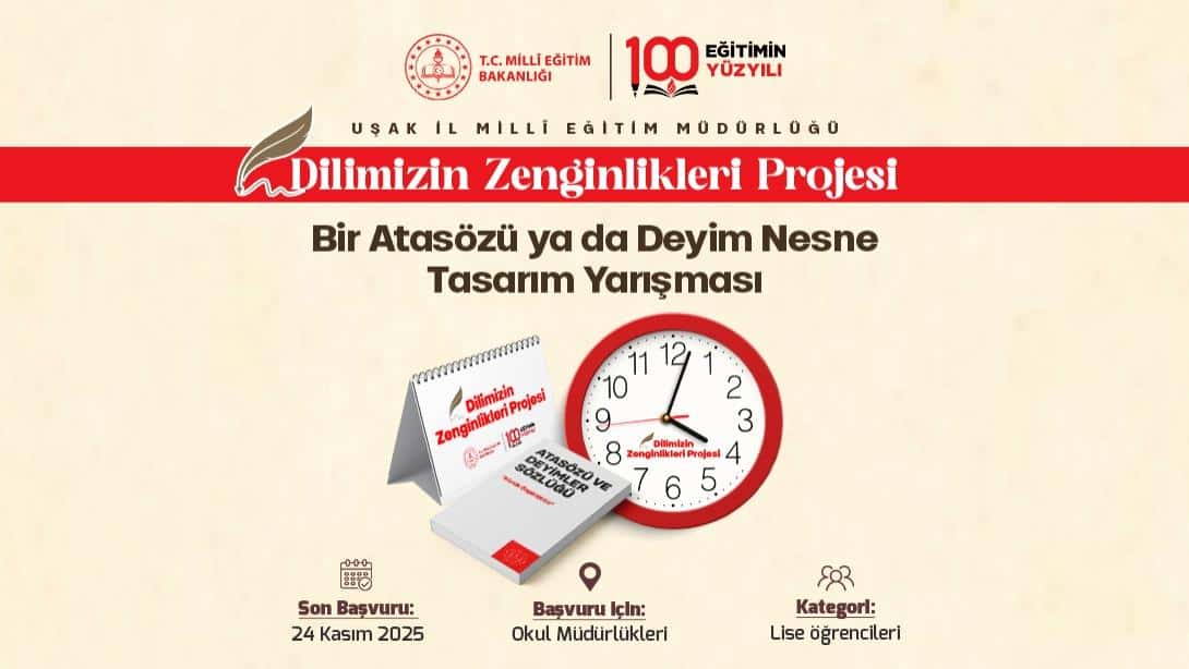Dilimizin Zenginlikleri Projesi - Bir Atasözü ya da Deyim Nesne Tasarım Yarışması