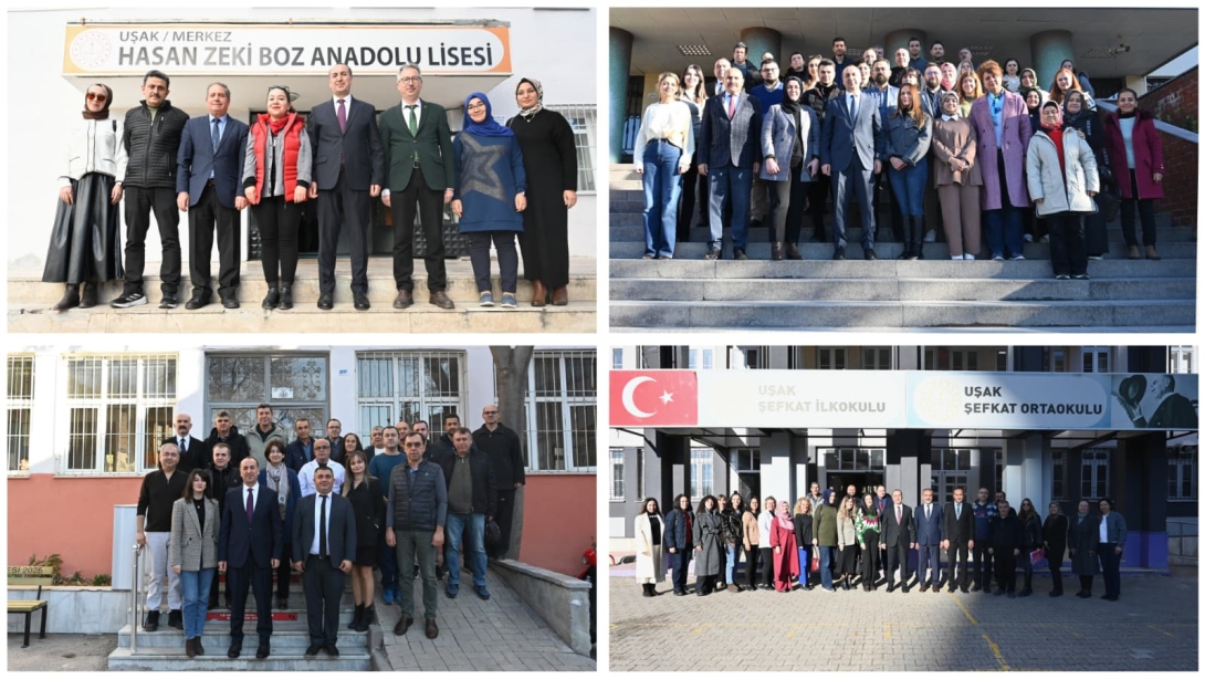 İl Millî Eğitim Müdürümüz Halil YÜCEL'den Okul Ziyaretleri