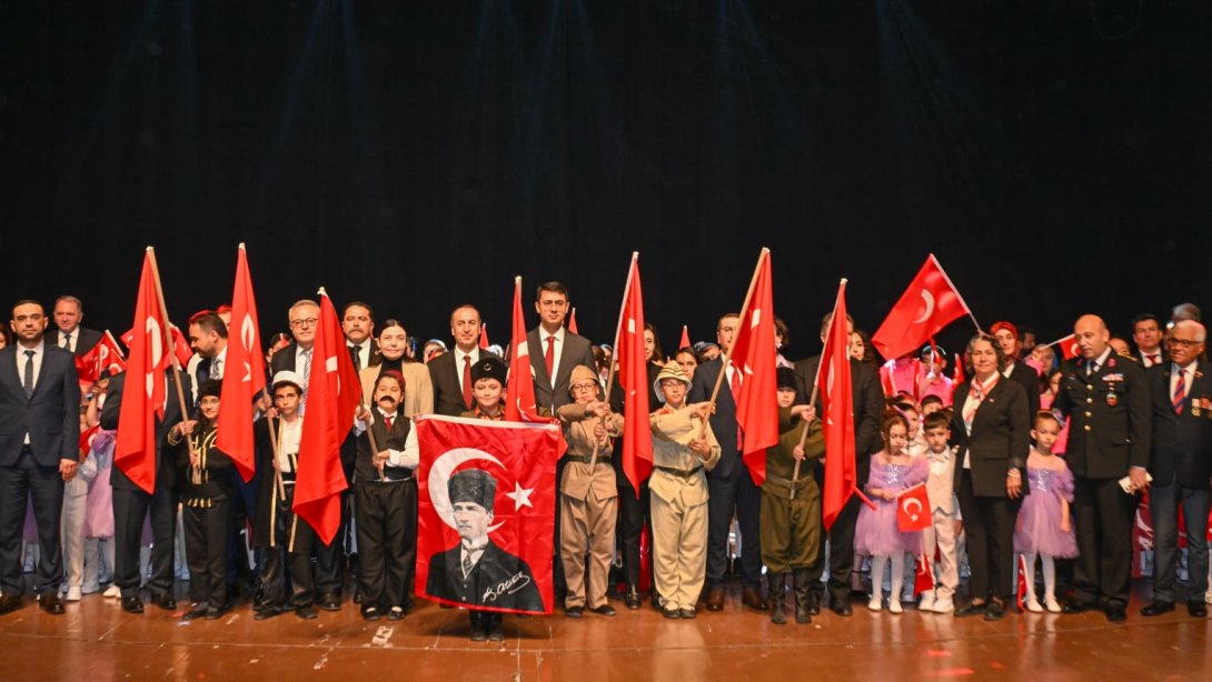 23 Nisan Ulusal Egemenlik ve Çocuk Bayramı'nın 106. Yılı Coşkuyla Kutlandı