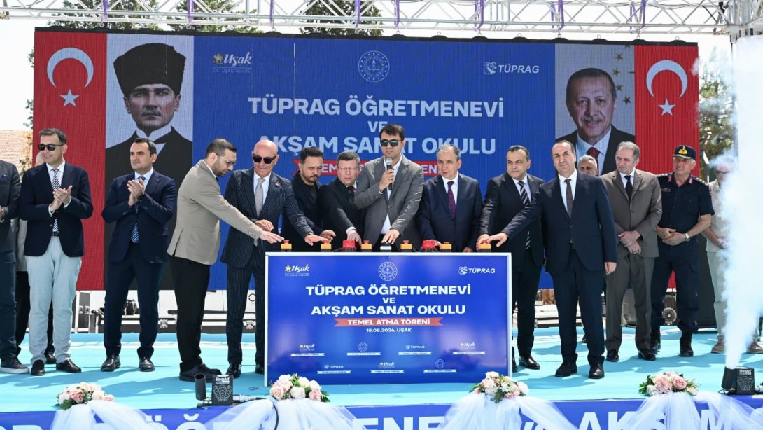 TÜPRAG Öğretmenevi ve Akşam Sanat Okulunun Temeli Atıldı
