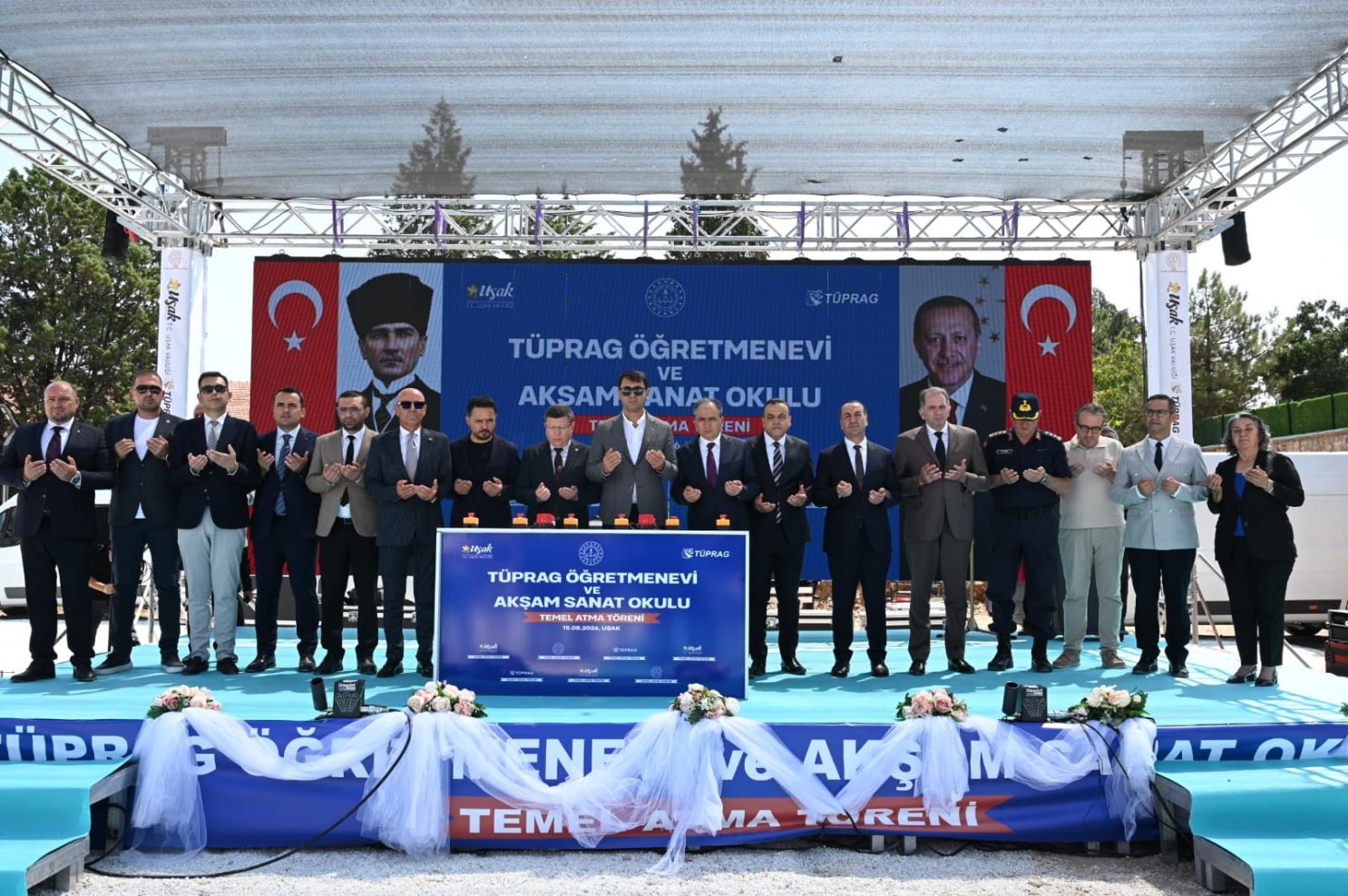 ÖĞRETMENEVİ TEMEL ATMA